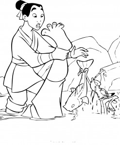 Disney Mulan Free Coloring Pages