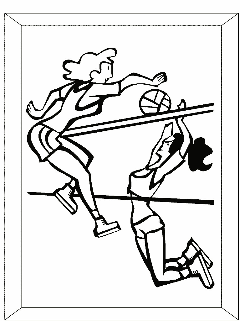 450 Collections Cute Volleyball Coloring Pages  Latest Free
