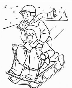 Free Winter Coloring Pages for Kids