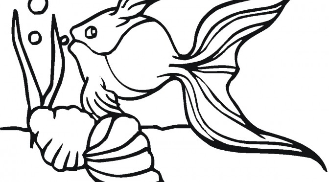 Printable Goldfish Coloring Pages