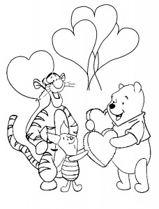 Happy Valentines Day Coloring Pages