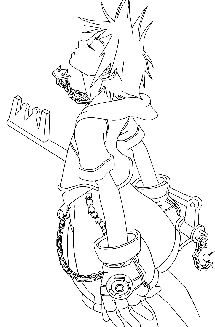 printable kingdom hearts coloring pages coloringme com