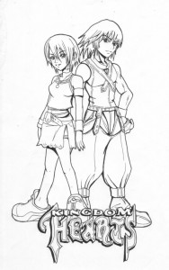 Kingdom Hearts Printable Coloring Pages