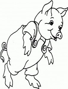 Little Pig Coloring Pages