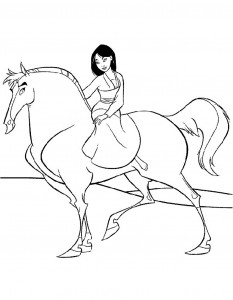 Mulan Coloring Pages to Print