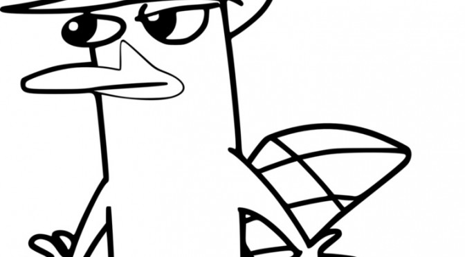 Printable Perry the Platypus Coloring Pages