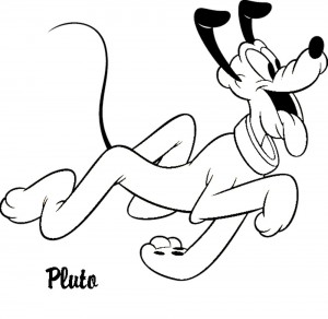 Pluto Coloring Pages to Print