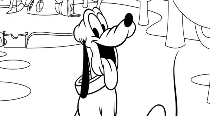 Printable Pluto Coloring Pages