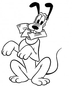 Pluto Dog Coloring Pages