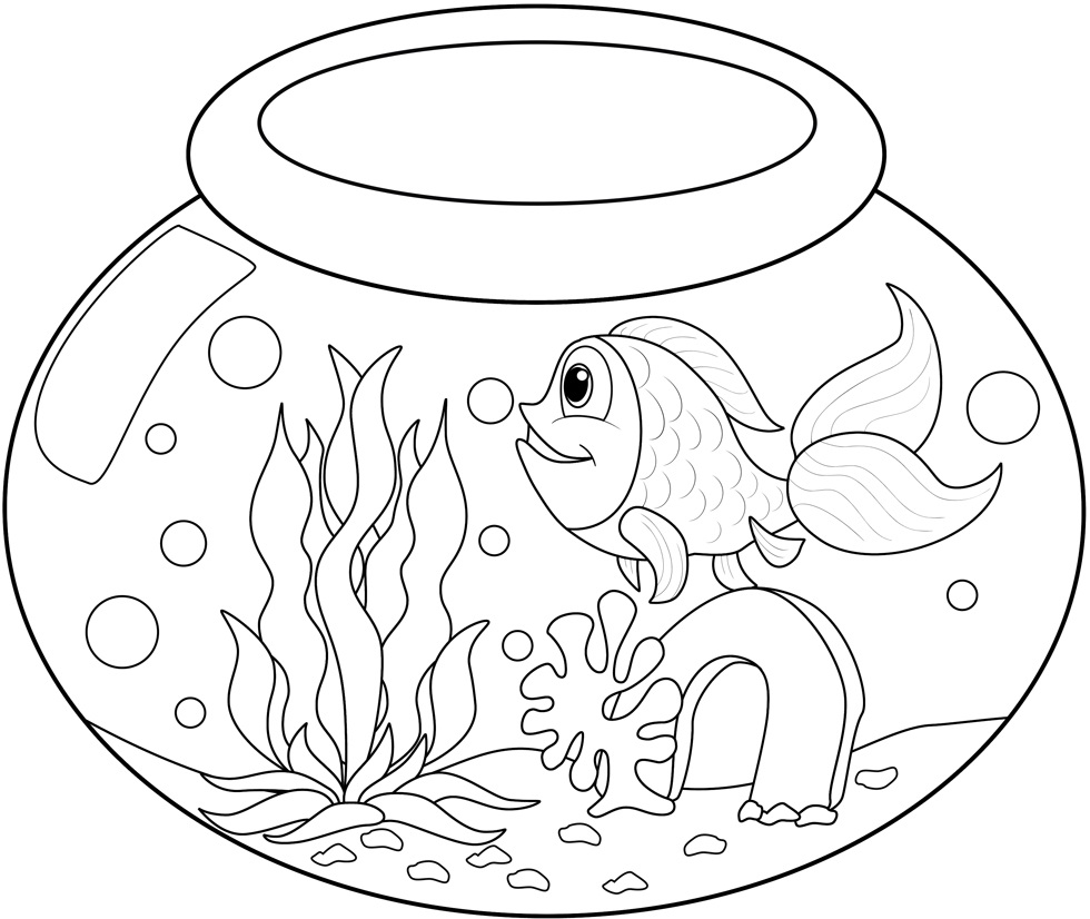 Printable Goldfish Coloring Pages ColoringMe