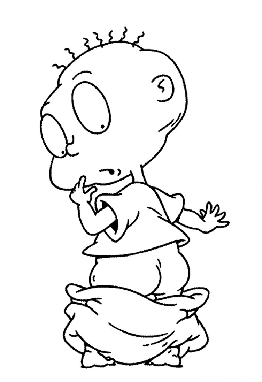 rugrats tommy coloring pages