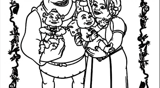 Printable Shrek Coloring Pages