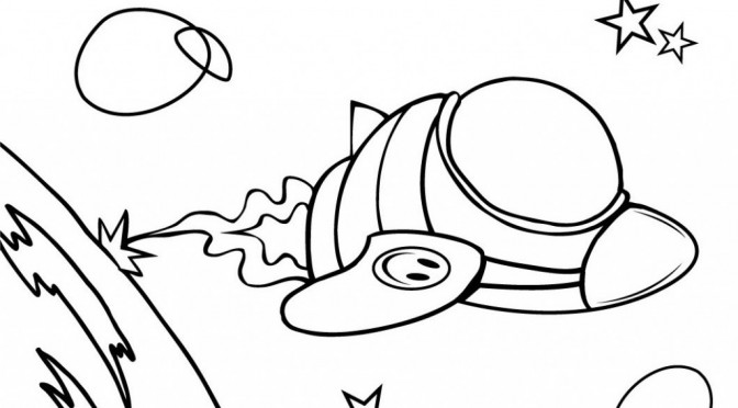 Printable Spaceship Coloring Pages