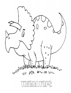 Triceratops Coloring Pages to Print