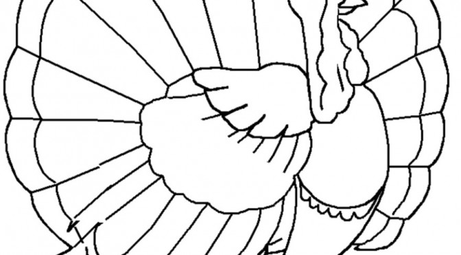 Printable Turkey Coloring Pages