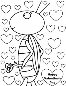 Valentine Coloring Page