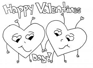 Valentine Coloring Pages for Kids