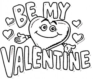 Valentines Day Coloring Page