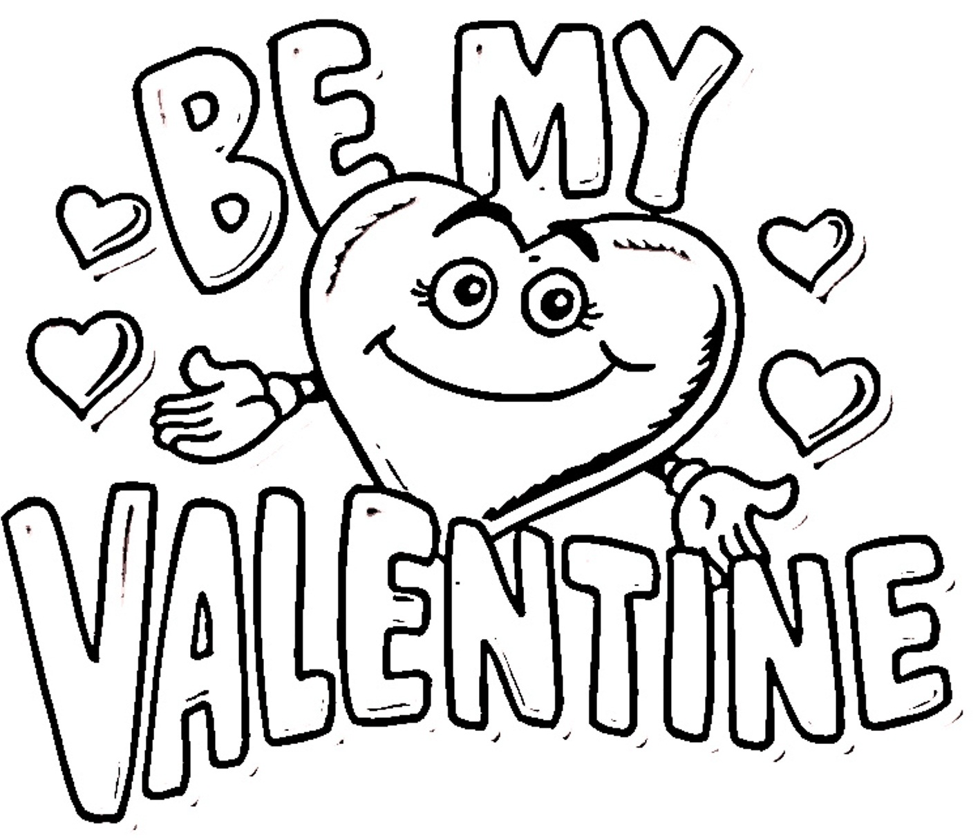 Valentine Coloring Pages Kids Printables Ideas Printable Ariel