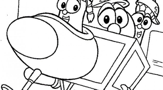Printable Veggie Tales Coloring Pages