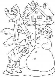 Winter Coloring Pages to Print