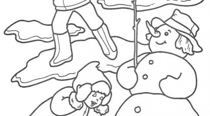 Printable Winter Coloring Pages