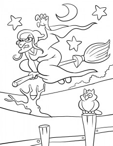 Printable Witch Coloring Pages | ColoringMe.com