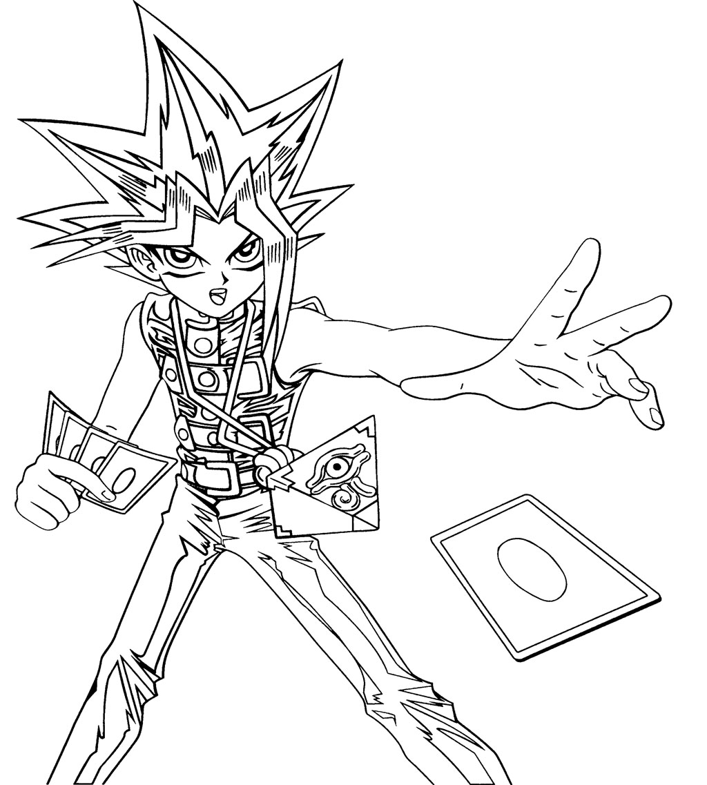 Yugioh Cards Coloring Pages.