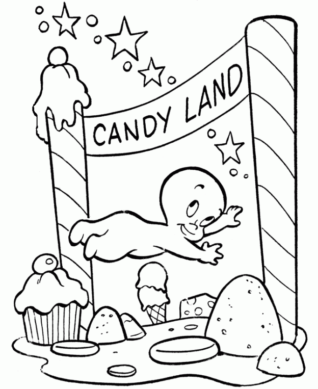 Printable Candyland Coloring Pages