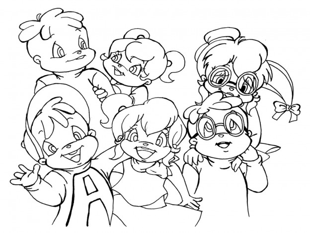 Printable Chipettes Coloring Pages