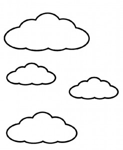 Coloring Pages of Clouds