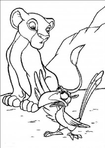 Coloring Pages of Simba