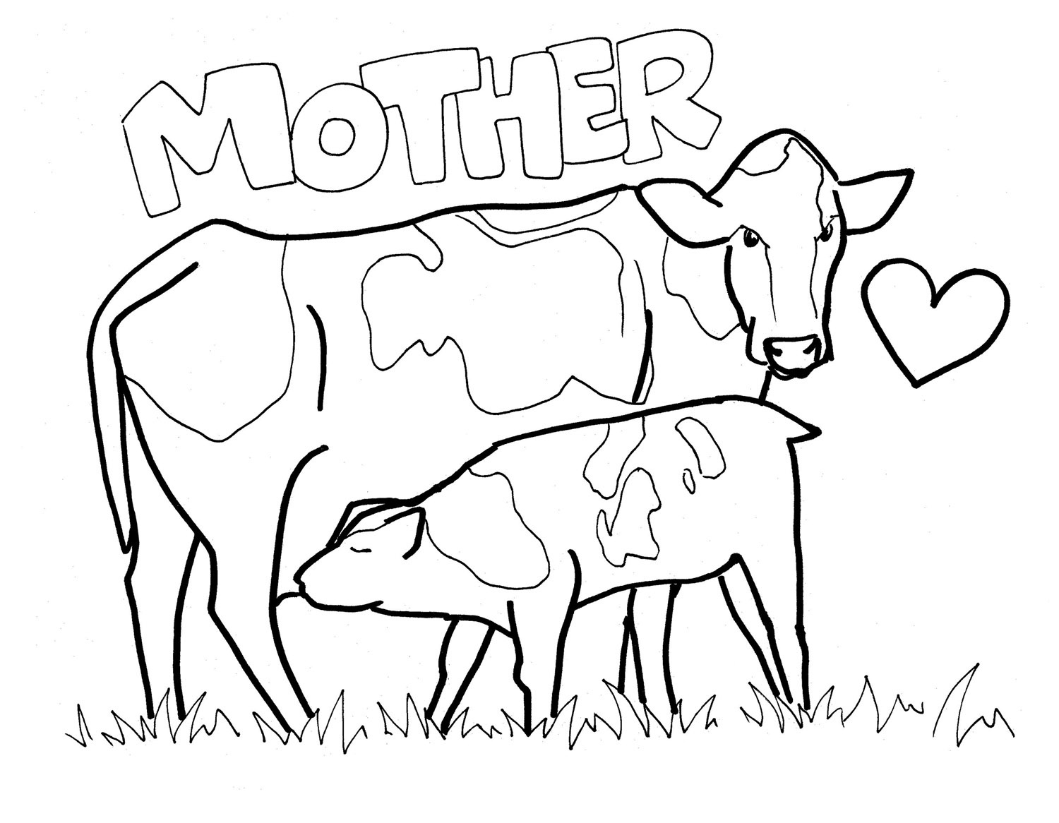 8400 Angus Cow Coloring Pages Pictures