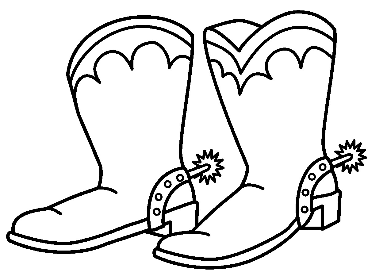 Download 54+ Free Printable Cowboy Boot Template Coloring Pages PNG PDF