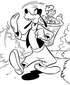 Disney Goofy Coloring Pages Printable