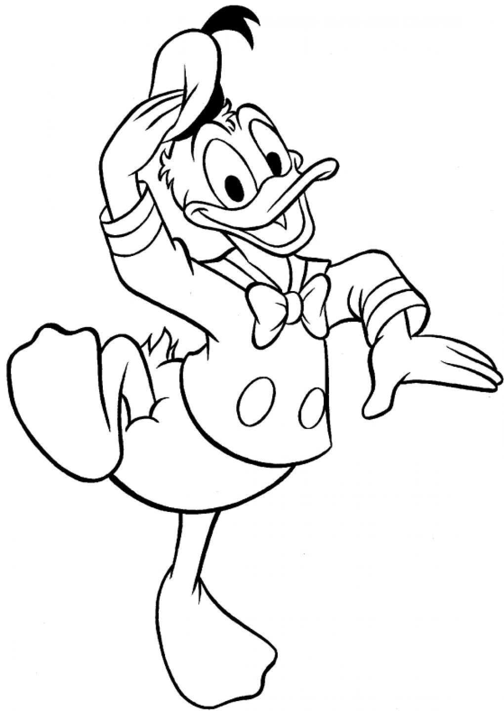 Download Donald Duck Coloring Pages Printable | ColoringMe.com