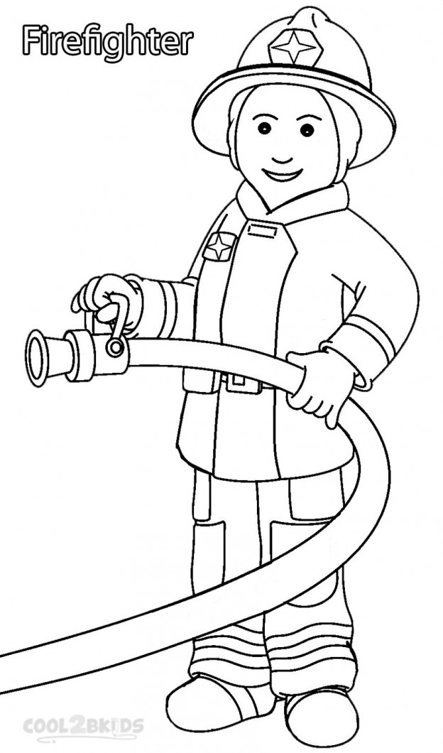 Printable Community Helper Coloring Pages