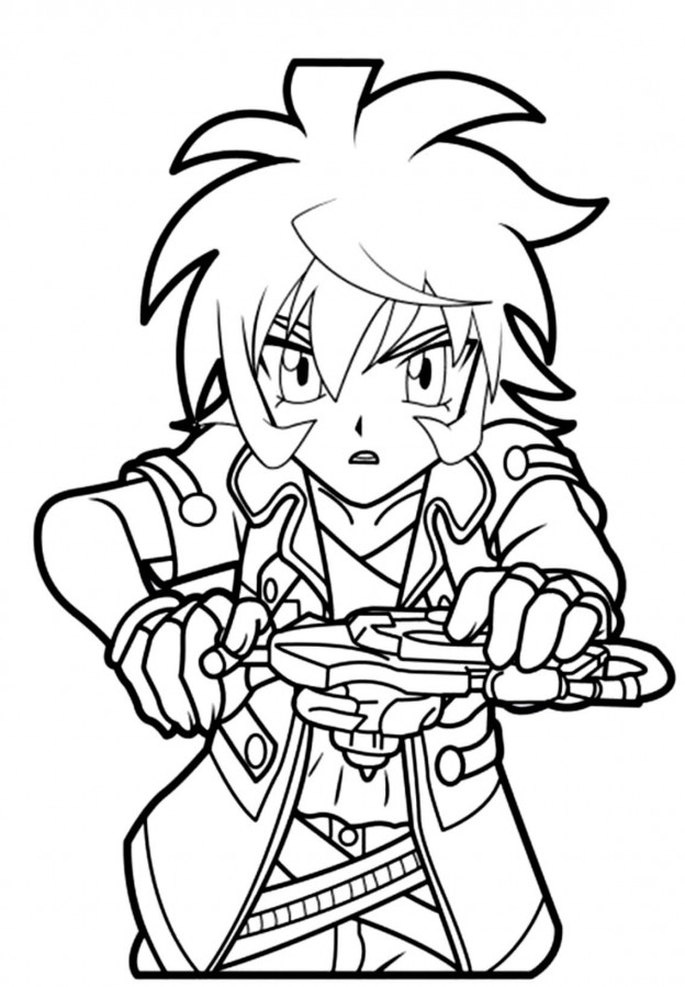 Printable Beyblade Coloring Pages