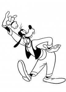 Free Goofy Coloring Pages