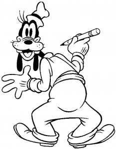 Free Goofy Coloring Pages Printable