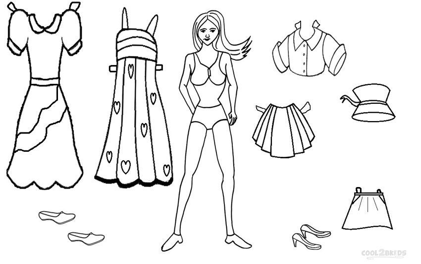 66 Coloring Pages Doll Clothes  Latest HD