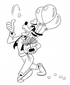 Free Printable Goofy Coloring Pages
