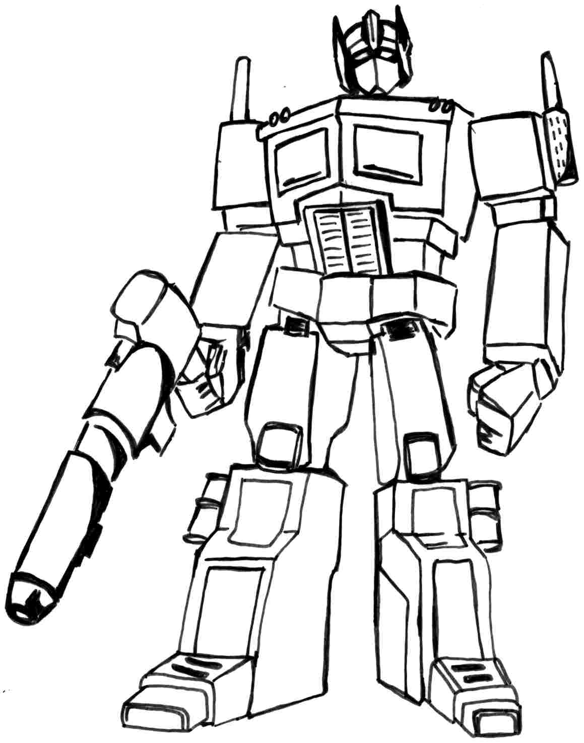 transformer coloring pages free - photo #14