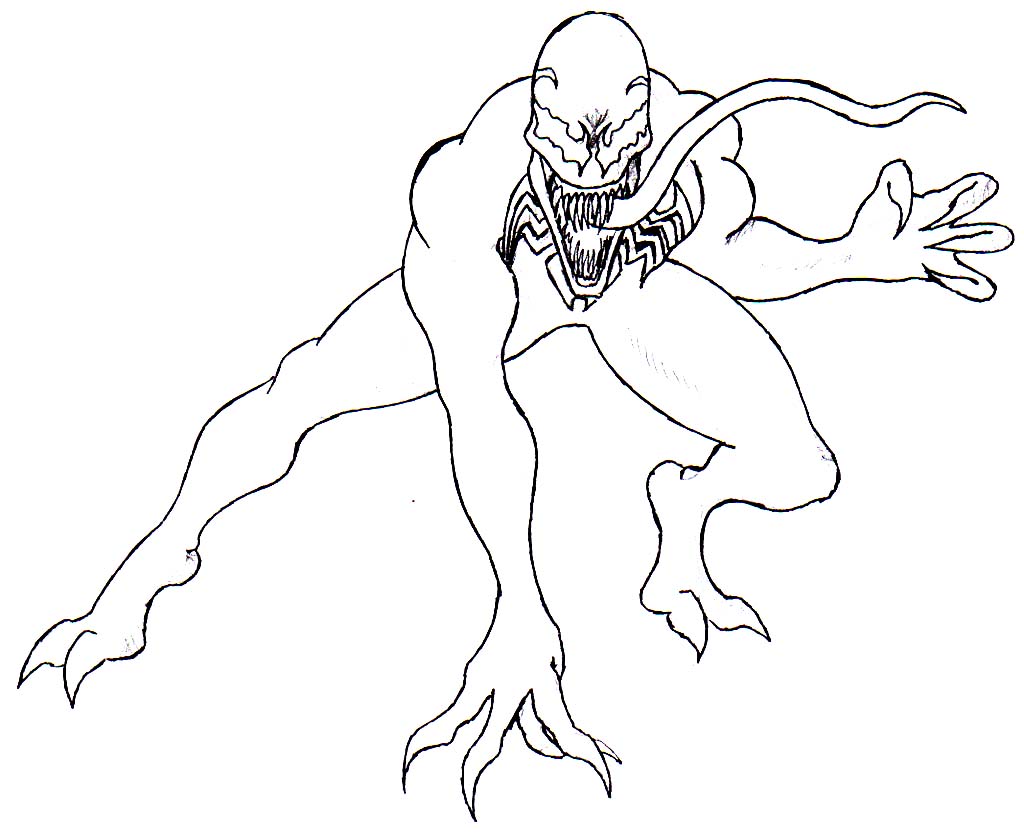 660 Collections Spiderman Venom Coloring Pages Printable  Latest