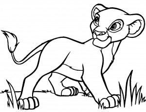 Free Simba Coloring Pages