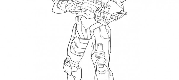 Printable Halo Coloring Pages