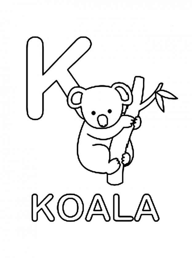 Koala Coloring Page | ColoringMe.com
