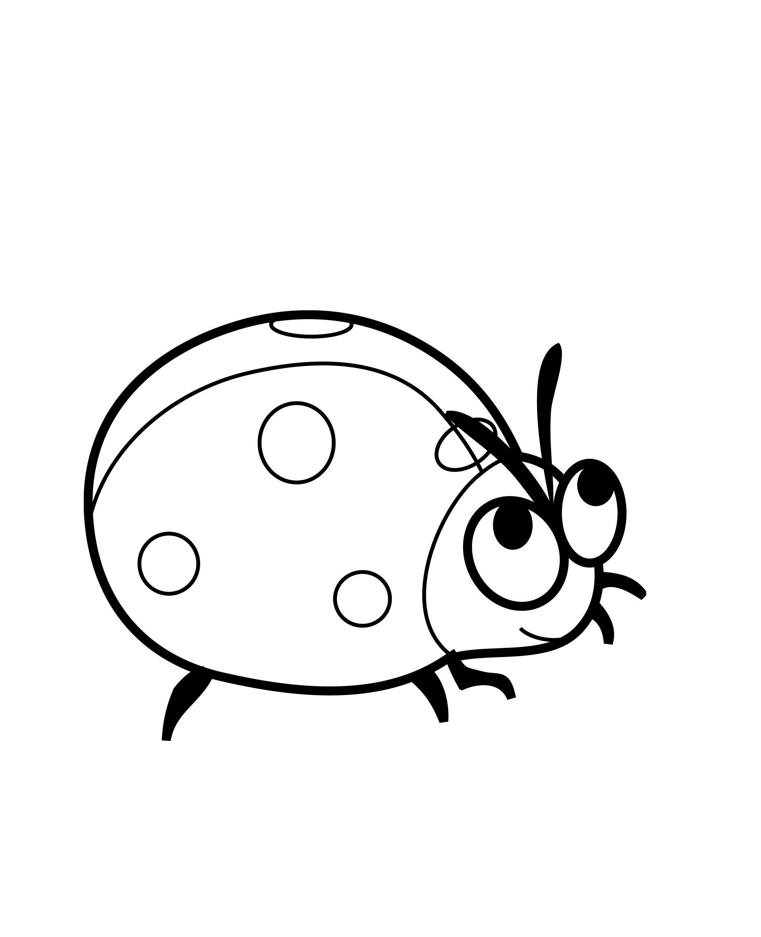 Ladybug Print Out Coloring Pages