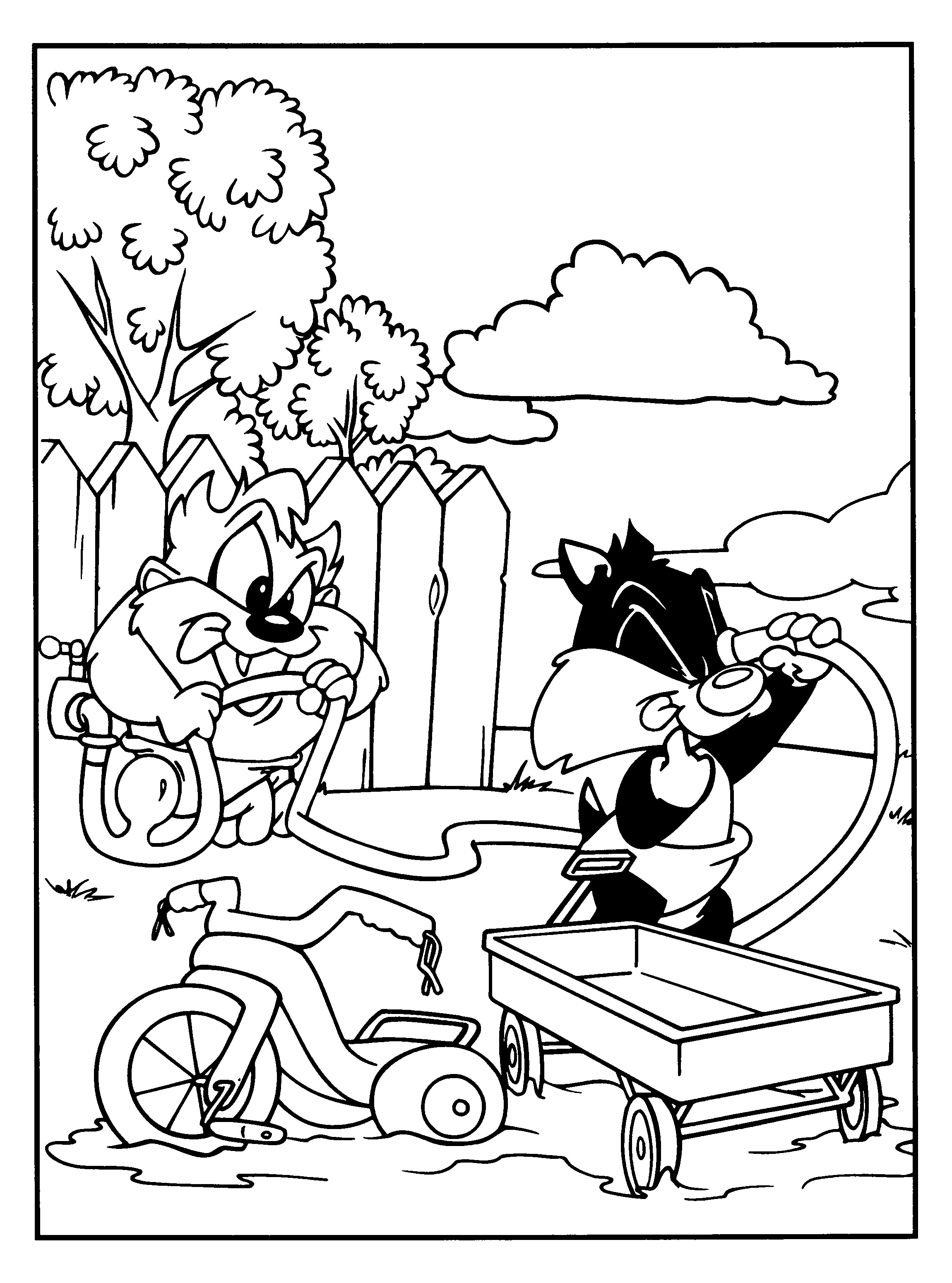 Рисунок looney tunes