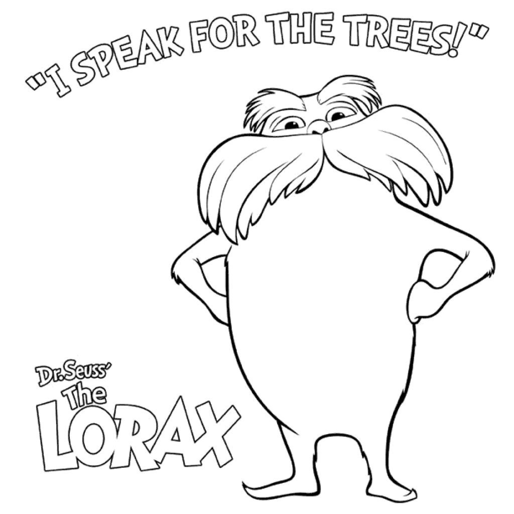 The Lorax Coloring Pages 2